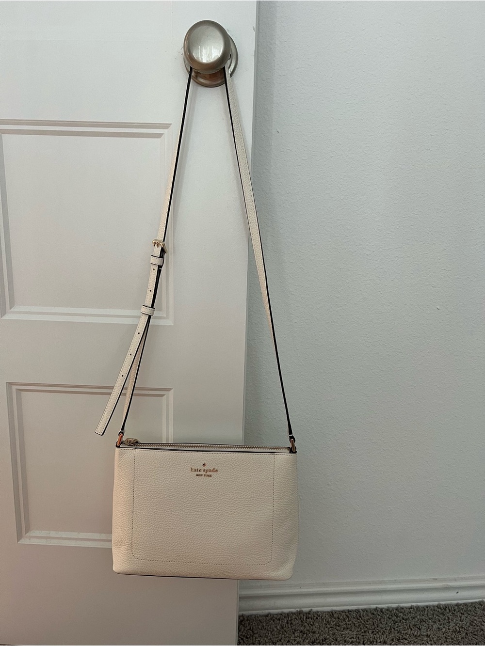 Leila Medium Crossbody -Meringue